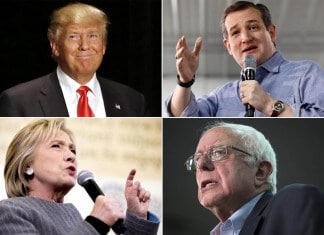 Election 2016: Donald Trump, Hillary Clinton, Ted Cruz, Bernie Sanders
