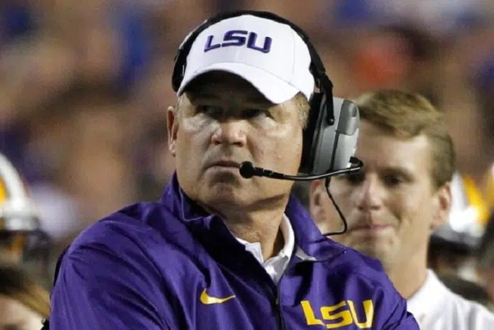 Les Miles LSU Coach Football Betting Odds