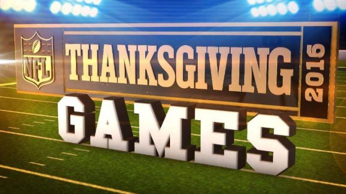 NFL Thanksgiving Games 2016