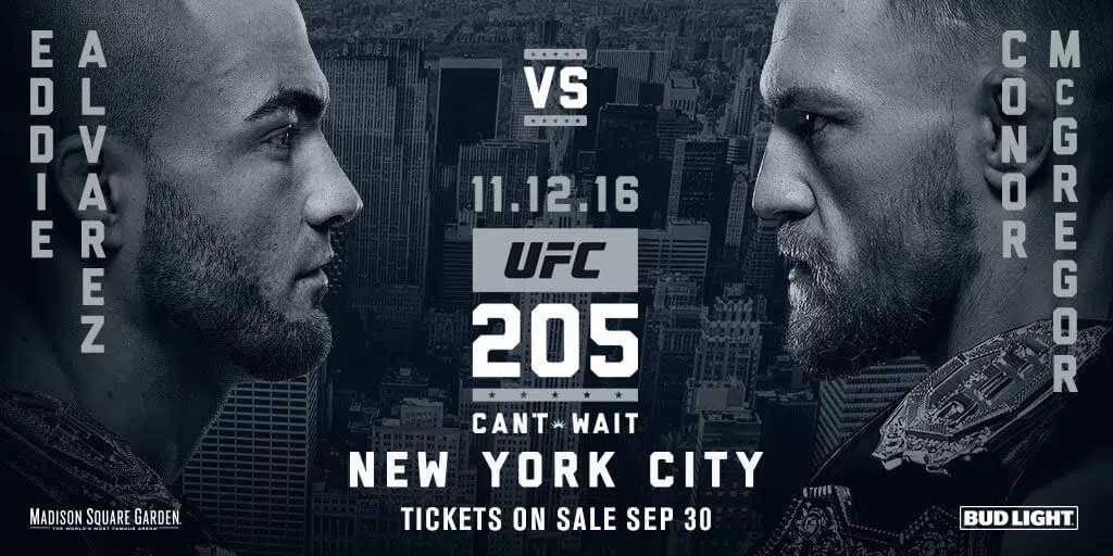 UFC 205 Odds: McGregor vs Alvarez